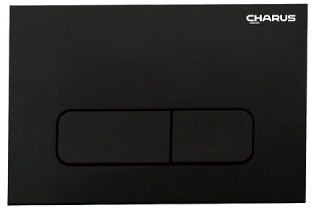 Клавиша смыва Charus Elegia FP.320.DW.01 чёрный матовый